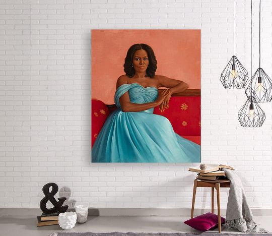 First Lady Michelle Obama/Canvas Print/Art/Home Decor/New/Gift/Reproduction/.