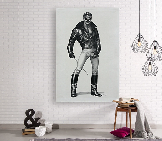 Tom of Finland/Canvas Print/Gay Art/Queer/LGBTQ/Home Decor/New/Art/Reproduction/.