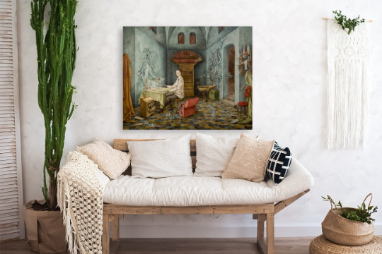 Remedios Varo/Harmony/Canvas Print/Art/Home Decor/New/Gift/Reproduction/.