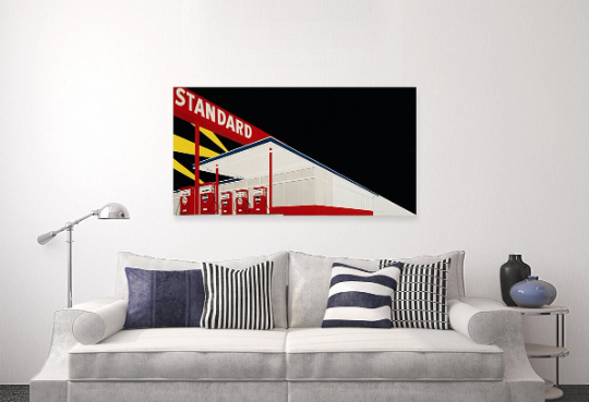 Ed Ruscha /Standard Station Amarillo Texas/Canvas Print/Art/Home Decor/New/Gift/Reproduction/.