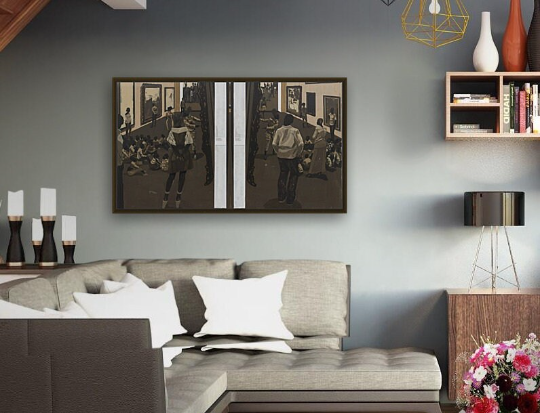 Kerry James Marshall Untitled /Underpainting/Canvas Print/Art/Home Decor/New/Gift/Reproduction/.