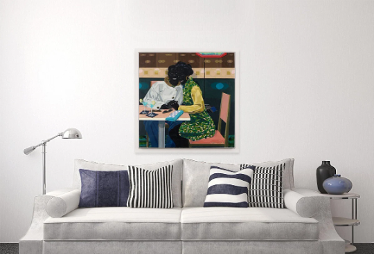 Kerry James Marshall/Club Couple/Canvas Print/Art/Home Decor/New/Gift/Reproduction/.