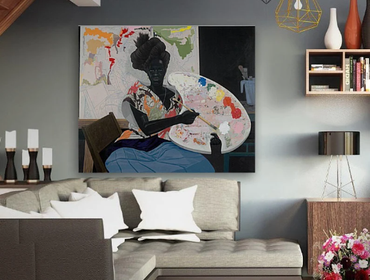 Kerry James Marshall /Untitled/Canvas Print/Art/Home Decor/New/Gift/Reproduction/