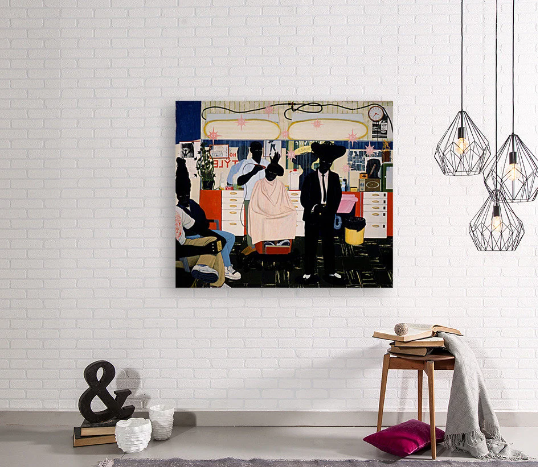 Kerry James Marshall/De Style/Canvas Print/Art/Home Decor/New/Gift/Reproduction/.