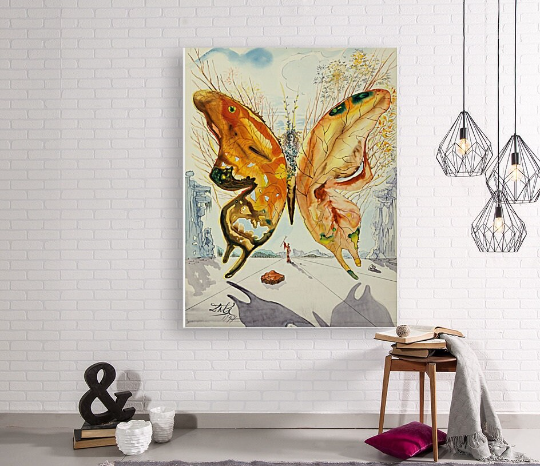 Salvador Dali/ Venus Butterfly 1947/Canvas Print/Art/Home Decor/New/Gift/Reproduction/.