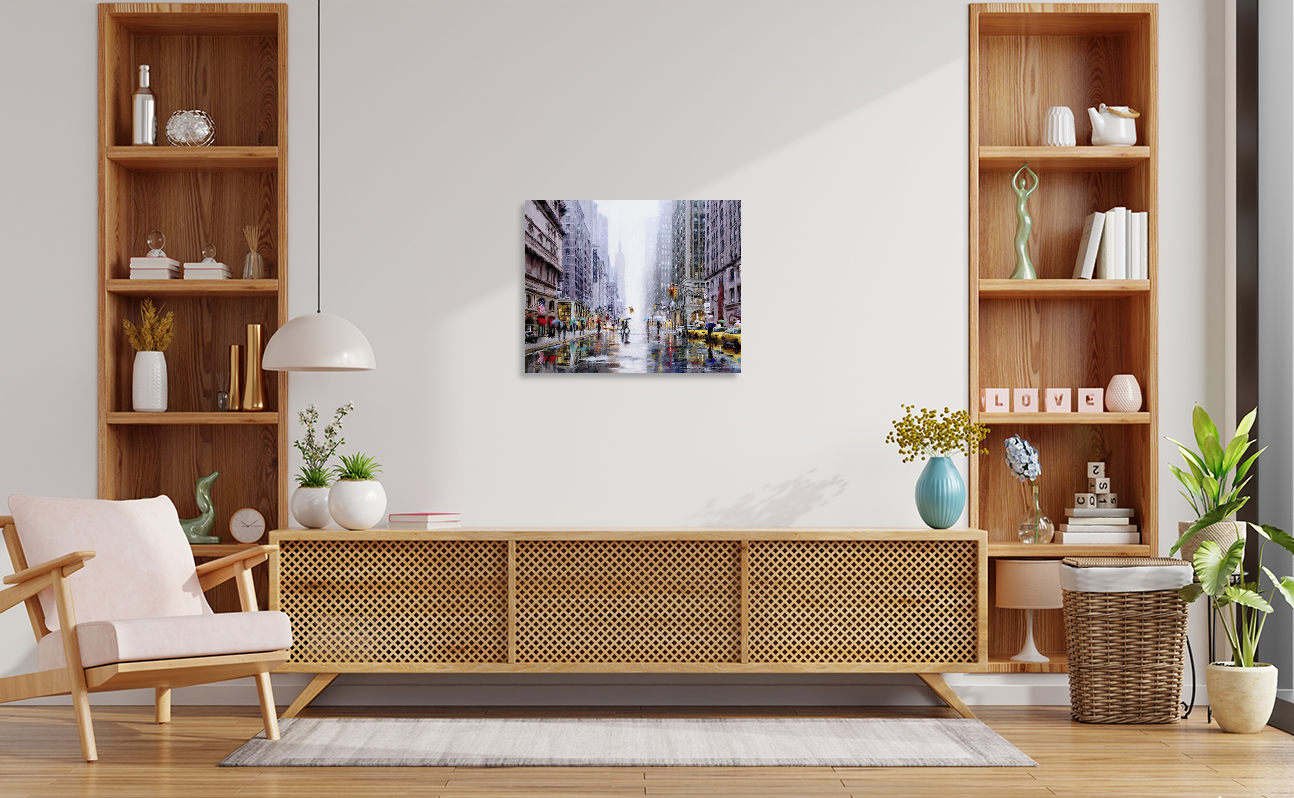 Richard Macneil/ New York 5th Avenue/Canvas Print/Art/Home Decor/New/Gift/Reproduction/.