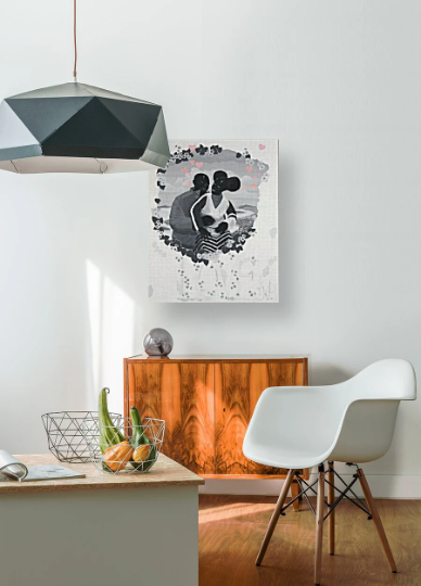Kerry James Marshall/Vignette #7/Canvas Print/Art/Home Decor/New/Gift/Reproduction/.