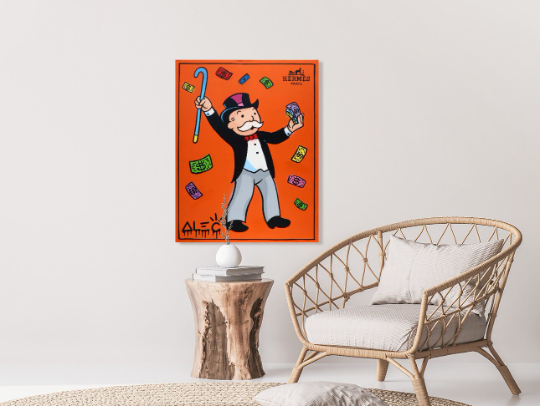 Alec Monopoly/Canvas Print/Art/Home Decor/New/Gift/Reproduction/.