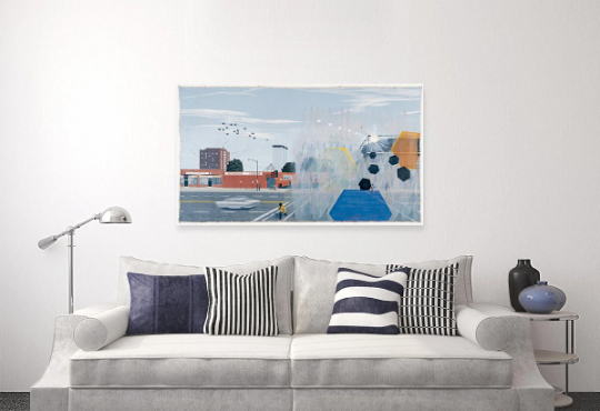 Kerry James Marshall/7am Sunday Morning/Canvas Print/Art/Home Decor/New/Gift/Reproduction/.