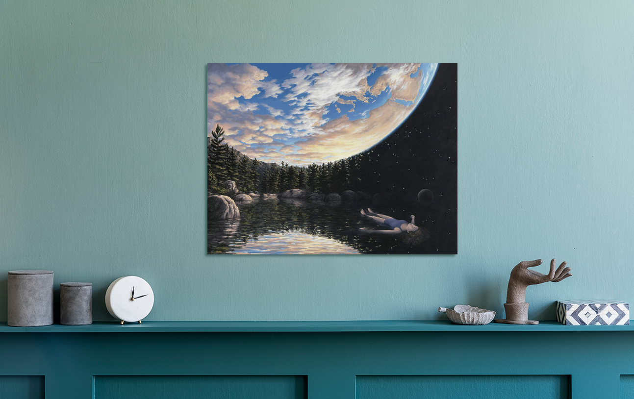 /Phenomenon Of Floating/Canvas Print/Art/Home Decor/New/Gift/Reproduction/