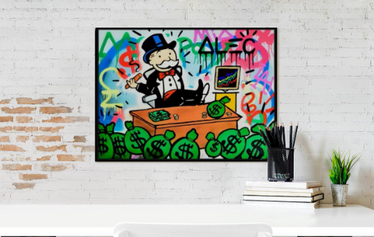 Alec Monopoly/Canvas Print/Art/Home Decor/New/Gift/Reproduction/