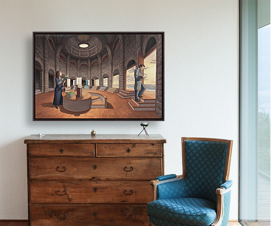 Rob Gonsalves/Space Between the Words/Canvas Print/Art/Home Decor/New/Gift/Reproduction/