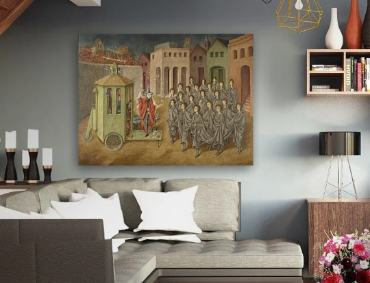 Remedios Varo/The Juggler (The Magician)/Canvas Print/Art/Home Decor/New/Gift/Reproduction/.