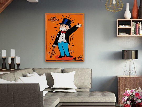 Alec Monopoly/Canvas Print/Art/Home Decor/New/Gift/Reproduction/.