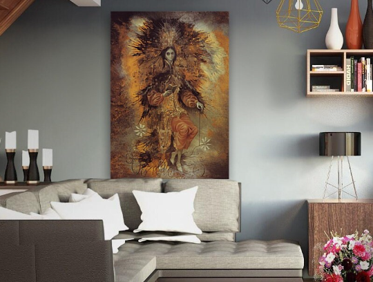 Remedios Varo/Personaje/Canvas Print/Art/Home Decor/New/Gift/Reproduction/.