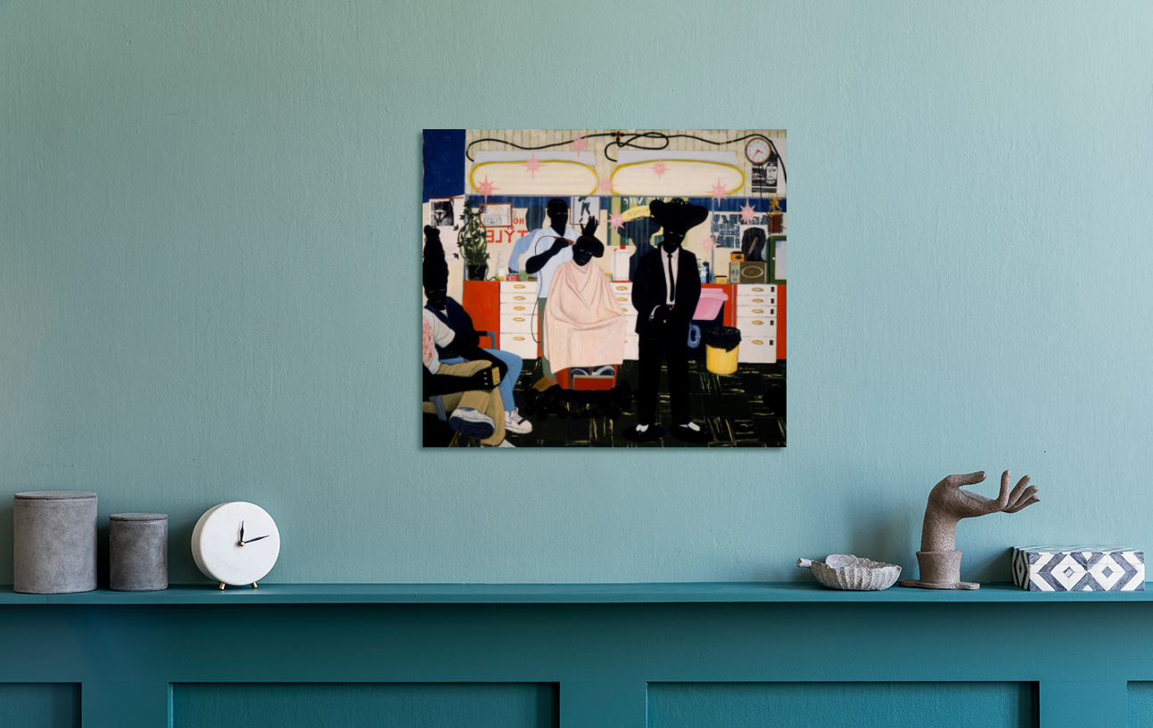 Kerry James Marshall/De Style/Canvas Print/Art/Home Decor/New/Gift/Reproduction/.