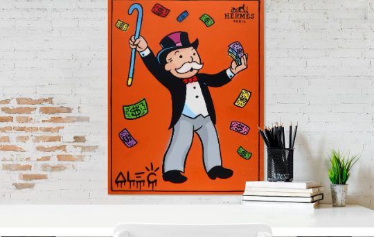 Alec Monopoly/Canvas Print/Art/Home Decor/New/Gift/Reproduction/.