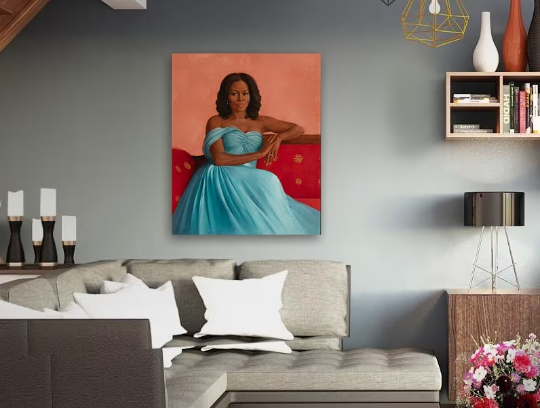 First Lady Michelle Obama/Canvas Print/Art/Home Decor/New/Gift/Reproduction/.