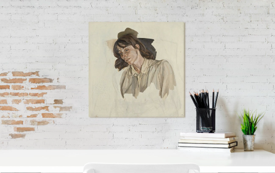 Lucian Freud /Last Portrait/Canvas Print/Art/Home Decor/New/Gift/Reproduction/.