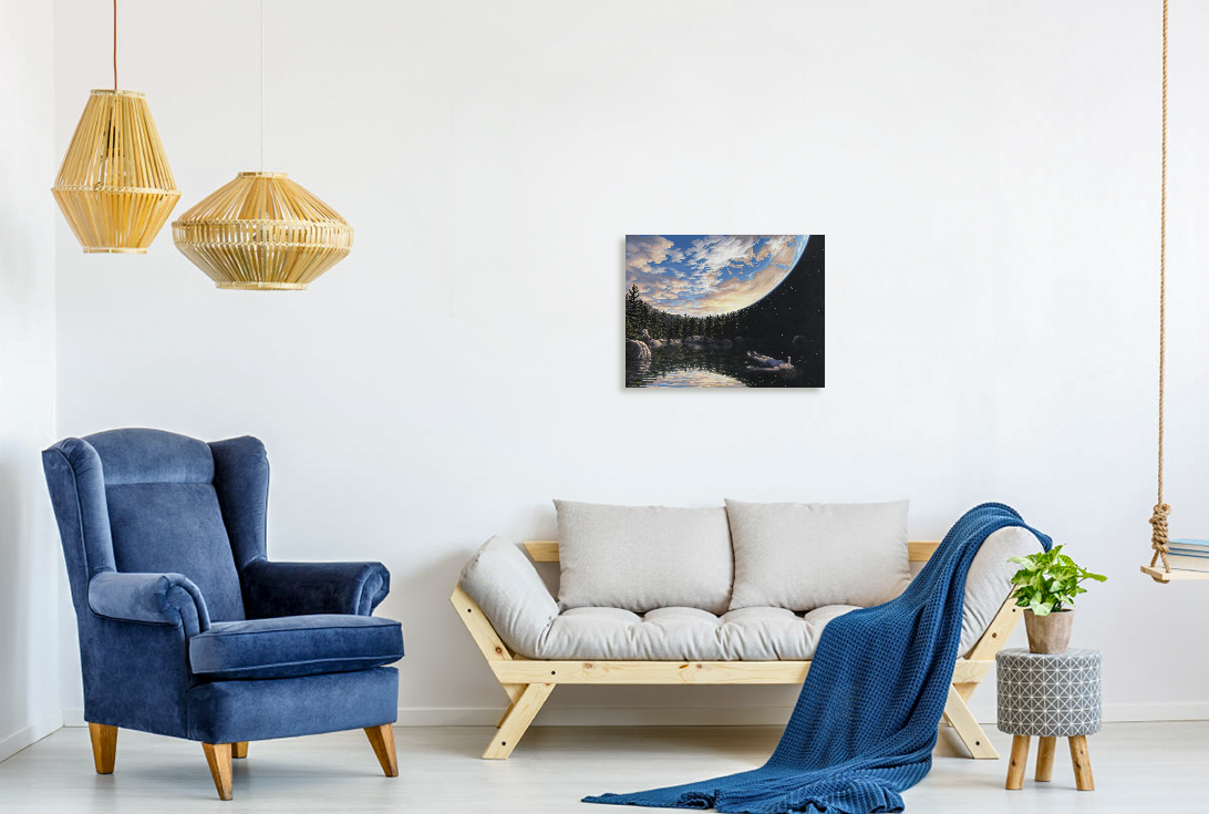 /Phenomenon Of Floating/Canvas Print/Art/Home Decor/New/Gift/Reproduction/