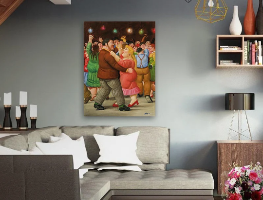 Fernando Botero/Dance/Canvas Print/Art/Home Decor/New/Gift/Reproduction/.