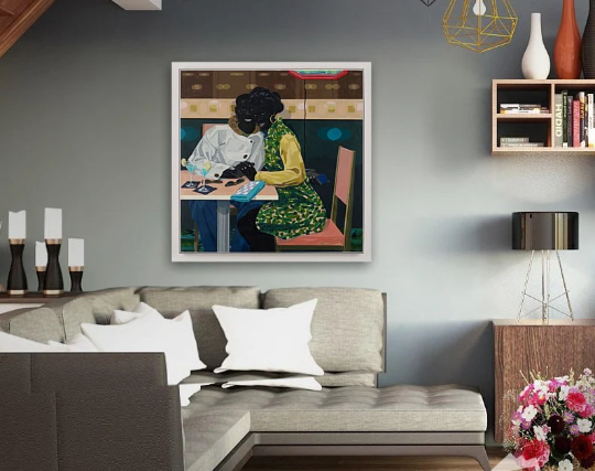 Kerry James Marshall/Club Couple/Canvas Print/Art/Home Decor/New/Gift/Reproduction/.