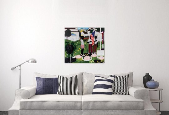Kerry James Marshall/ Marshall’s “Bang/Canvas Print/Art/Home Decor/New/Gift/Reproduction/.