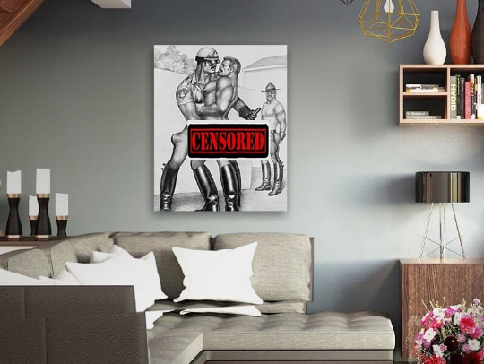 Tom of Finland/Canvas Print/Gay Art/Queer/LGBTQ/Home Decor/New/Art