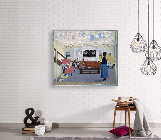 Kerry James Marshall/ Souvenir II/Canvas Print/Art/Home Decor/New/Gift/Reproduction/.