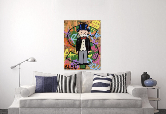 Alec Monopoly/Canvas Print/Art/Home Decor/New/Gift/Reproduction/.
