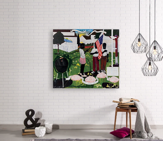 Kerry James Marshall/ Marshall’s “Bang/Canvas Print/Art/Home Decor/New/Gift/Reproduction/.