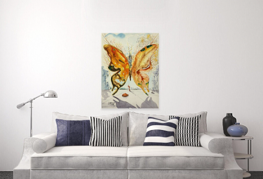 Salvador Dali/ Venus Butterfly 1947/Canvas Print/Art/Home Decor/New/Gift/Reproduction/.