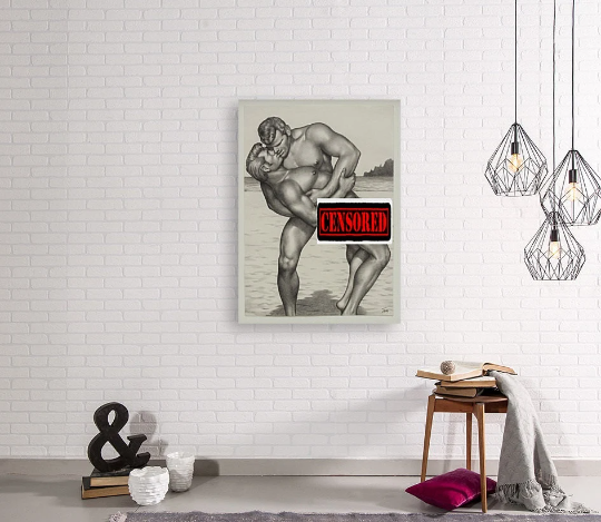 Tom of Finland/Canvas Print/Gay Art/Queer/LGBTQ/Home Decor/New/Art/Reproduction/.