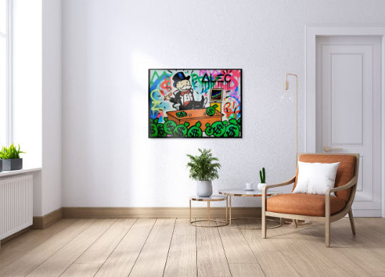 Alec Monopoly/Canvas Print/Art/Home Decor/New/Gift/Reproduction/