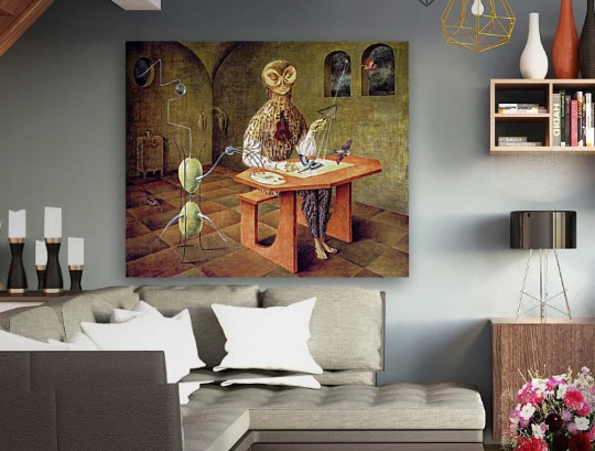 Remedios Varo/Creation of the Birds/Canvas Print/Art/Home Decor/New/Gift/Reproduction/.