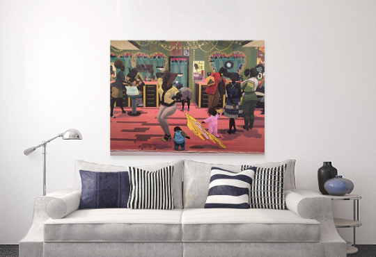 Kerry James Marshall /School of Beauty,School of Culture/Canvas Print/Art/Home Decor/New/Reproductio/.Gift/.