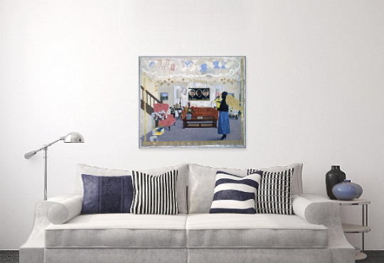 Kerry James Marshall/ Souvenir II/Canvas Print/Art/Home Decor/New/Gift/Reproduction/.