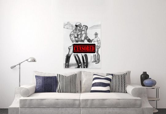 Tom of Finland/Canvas Print/Gay Art/Queer/LGBTQ/Home Decor/New/Art