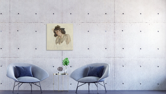 Lucian Freud /Last Portrait/Canvas Print/Art/Home Decor/New/Gift/Reproduction/.