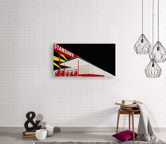 Ed Ruscha /Standard Station Amarillo Texas/Canvas Print/Art/Home Decor/New/Gift/Reproduction/.