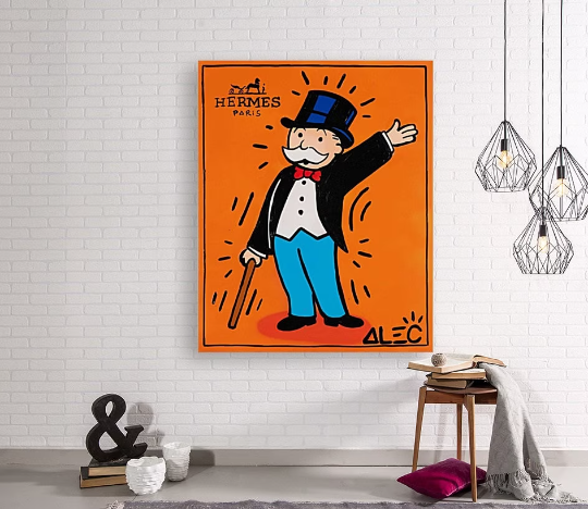 Alec Monopoly/Canvas Print/Art/Home Decor/New/Gift/Reproduction/.