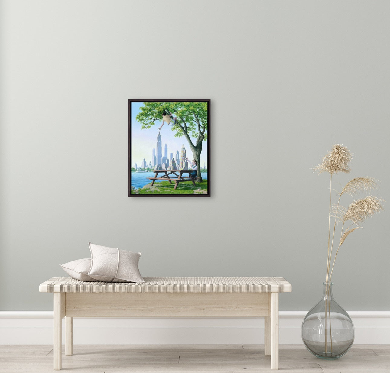Rob Gonsalves/Table Top Towers/Canvas Print/Art/Home Decor/New/Gift/Reproduction/