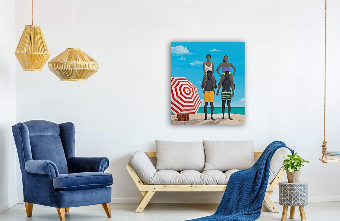 Amy Sherald Effect/Canvas Print/Art/Home Decor/New/Gift/Reproduction/