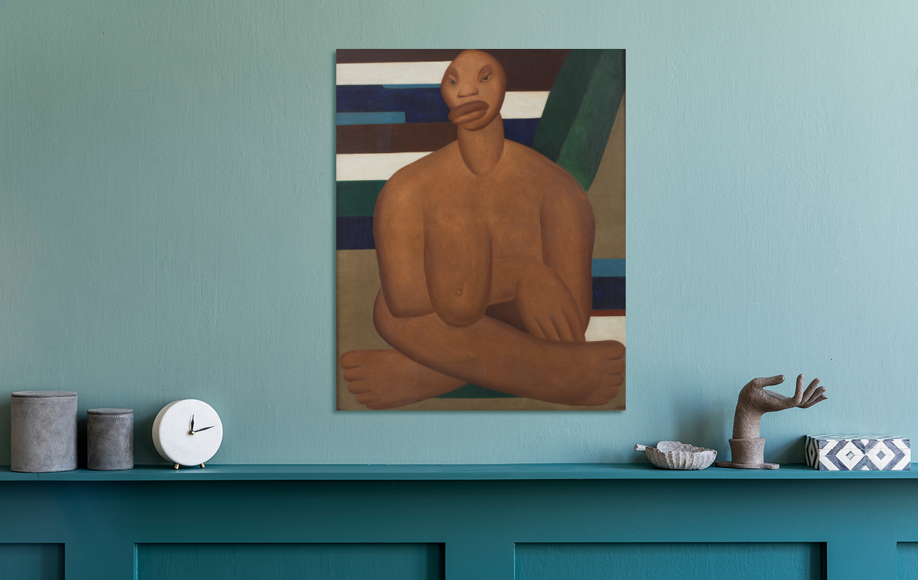 Tarsila do Amaral/A Negra/Canvas Print/Art/Home Decor/New/Gift/Reproduction/.