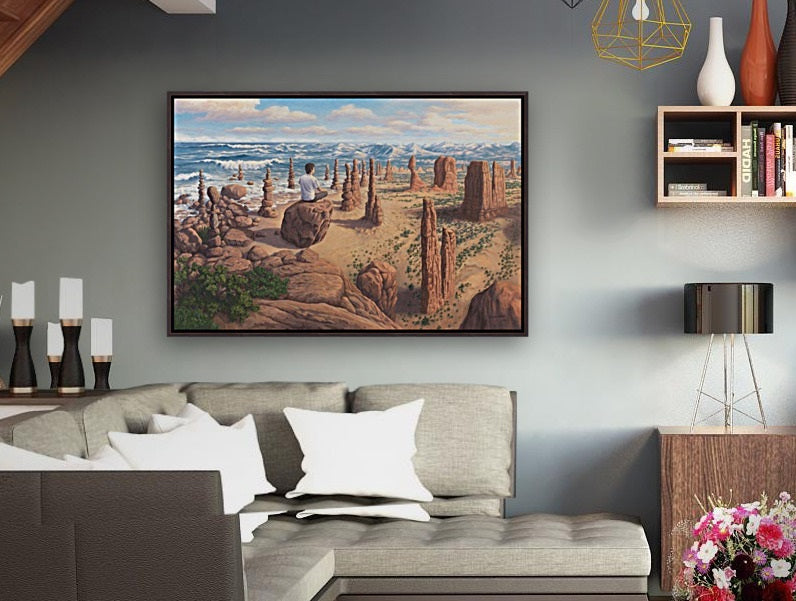 Rob Gonsalves/Pursuit of Balance/Canvas Print/Art/Home Decor/New/Gift/Reproduction/.