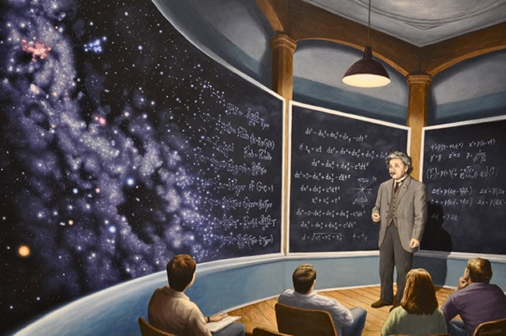 Rob Gonsalves/The Chalkboard Universe/Canvas Print/Art/Home Decor/New/Gift/Reproduction/.
