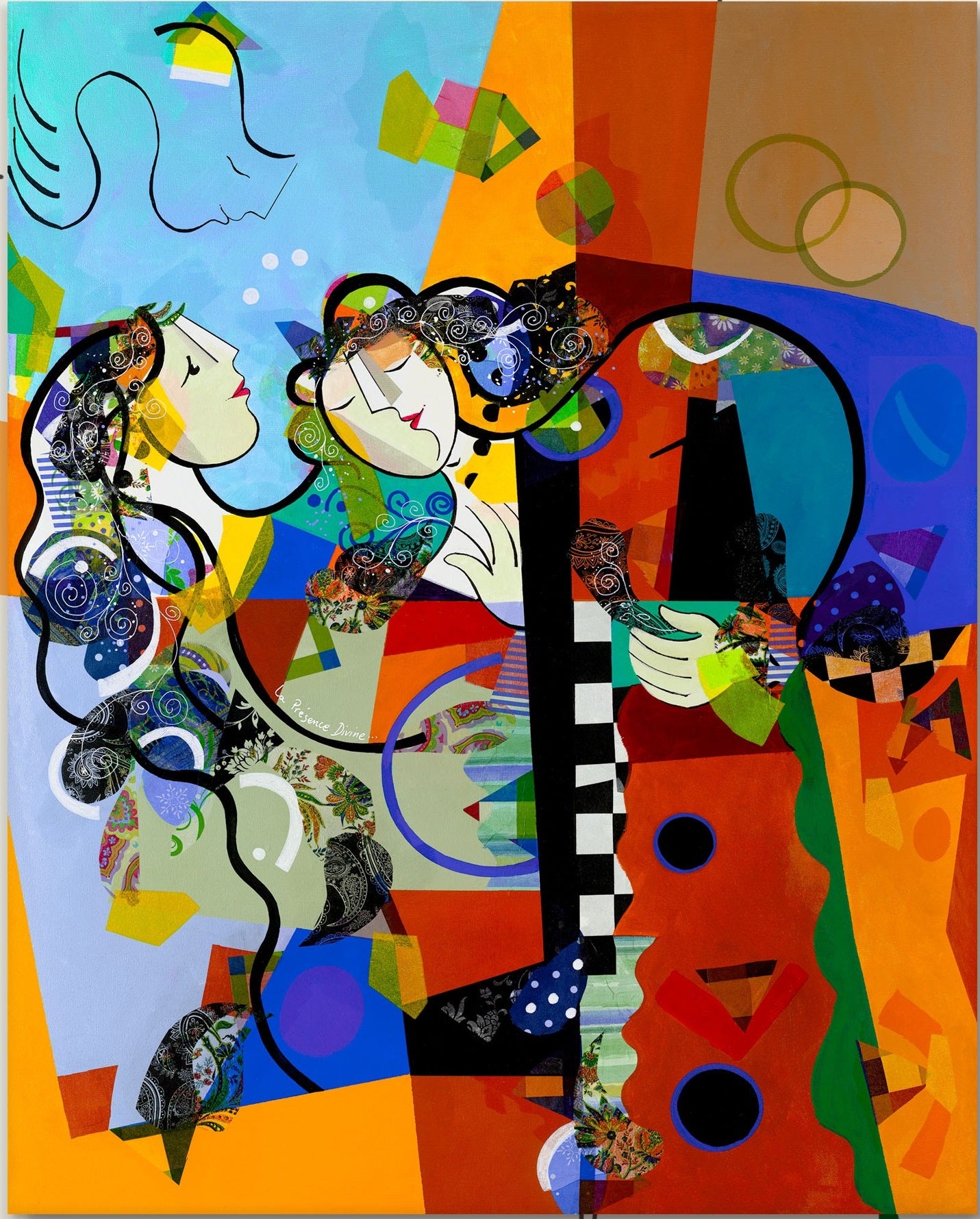 Yoel Benharrouche La Presence Divine /Canvas Print/Art/Home Decor/New/Gift/Reproduction/