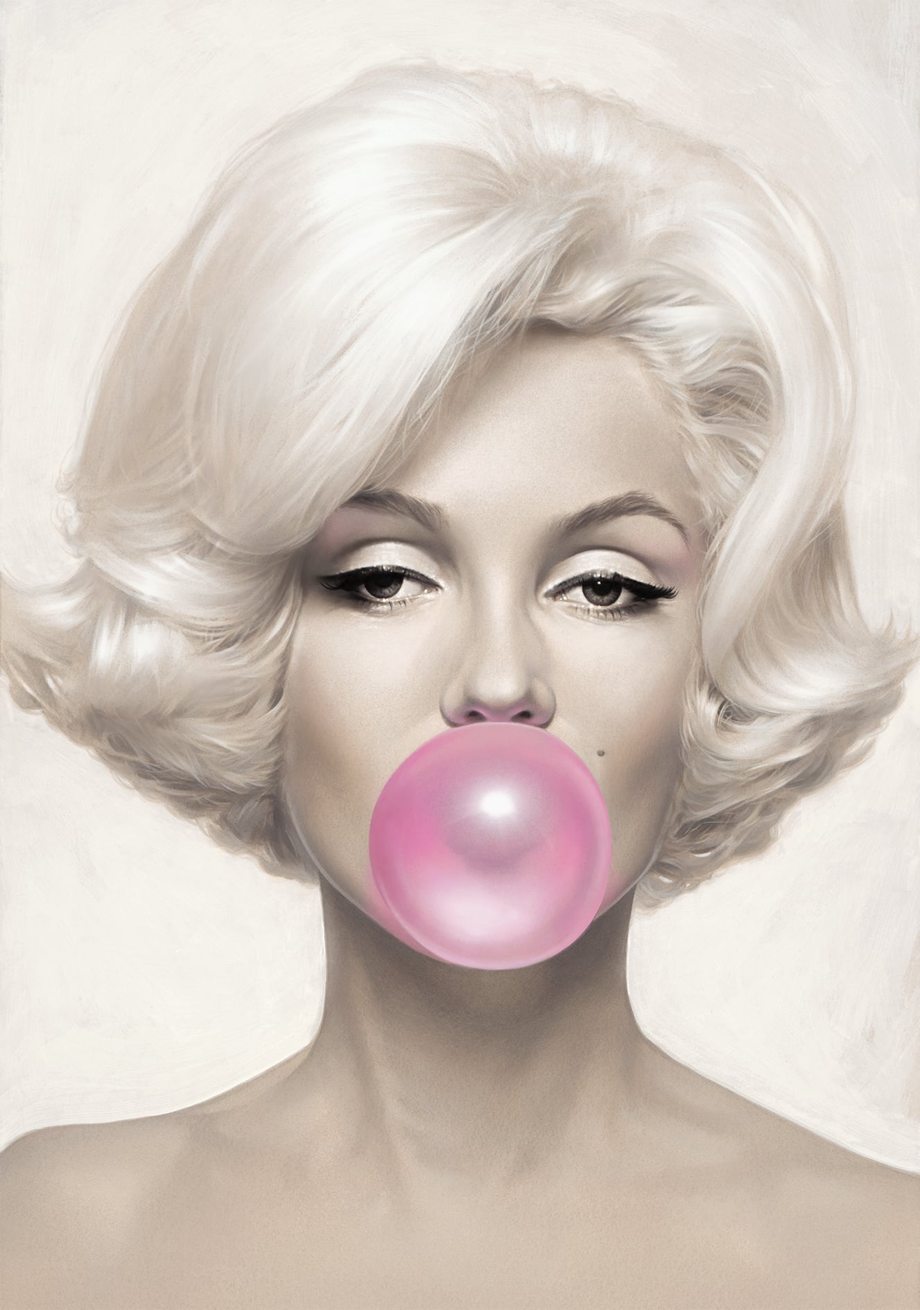 Marilyn Monroe Pink Bubblegum Canvas Print/Art/Home Decor/New/Gift/Reproduction/.
