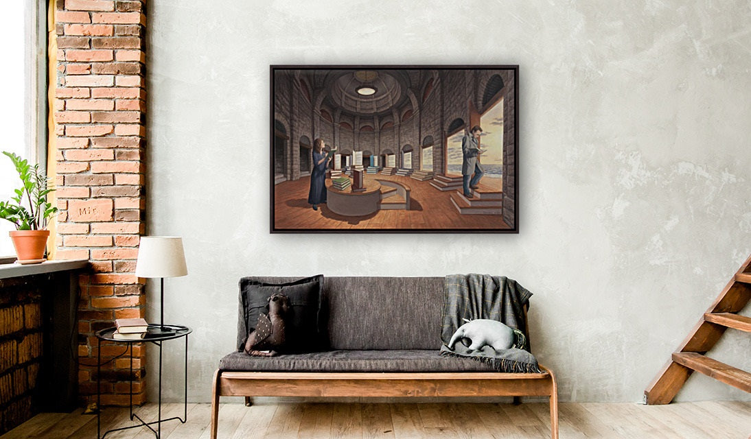 Rob Gonsalves/Space Between the Words/Canvas Print/Art/Home Decor/New/Gift/Reproduction/
