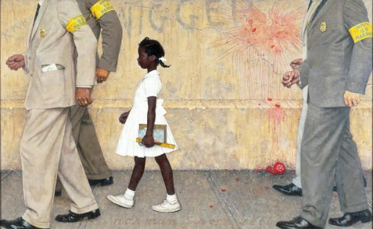 Norman Rockwell The Problem We All Live With/Canvas Print/Art/Home Decor/New/Gift/Reproduction/.